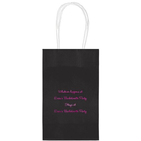 Whatever Happens Party Medium Twisted Handled Bags